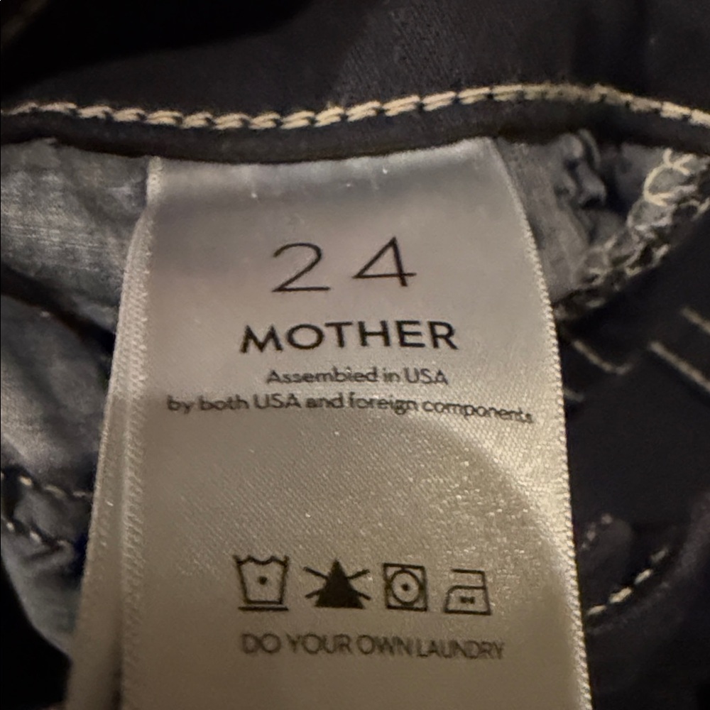 MOTHER High-Waisted Spinner Skimp in The devil may care - Picture 6 of 15
